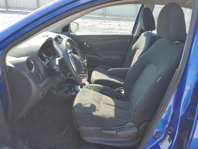 3N1CN7AP5HL852509 - 2017 NISSAN VERSA S BLUE photo 7