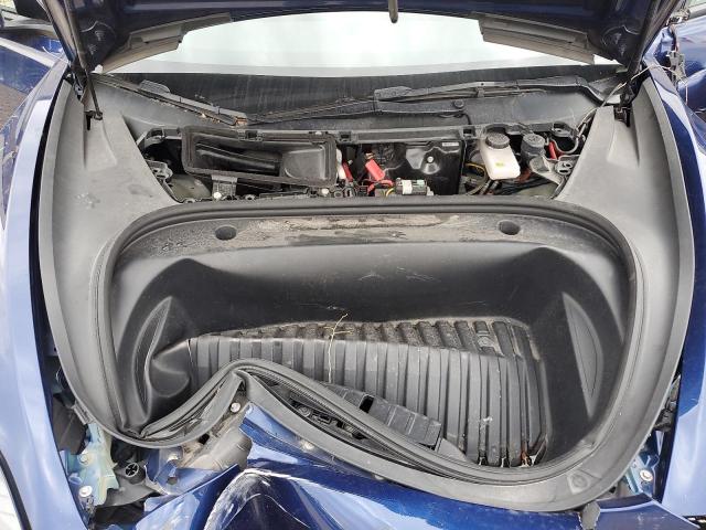 5YJ3E1EB3NF305113 - 2022 TESLA MODEL 3 Կապույտ լուսանկար 11