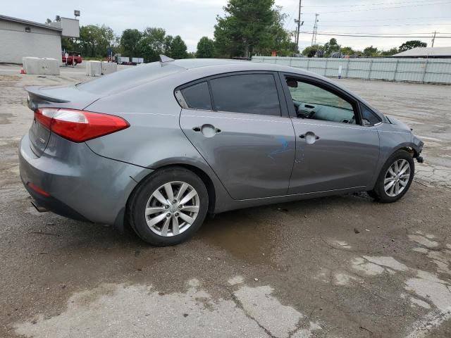 KNAFX4A84F5291922 - 2015 KIA FORTE EX GRAY photo 3