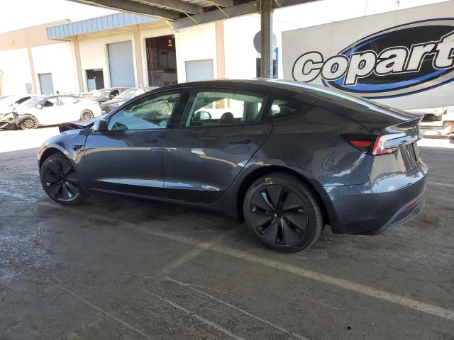 5YJ3E1EAXSF031766 - 2025 TESLA MODEL 3 GRAY photo 2