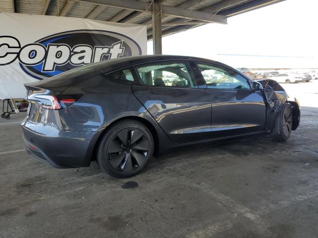 5YJ3E1EAXSF031766 - 2025 TESLA MODEL 3 GRAY photo 3