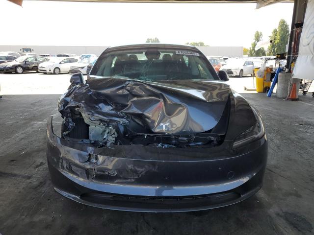 5YJ3E1EAXSF031766 - 2025 TESLA MODEL 3 GRAY photo 5