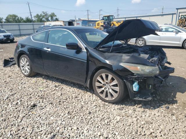 1HGCS22809A007528 - 2009 HONDA ACCORD EXL შავი ფოტო 4