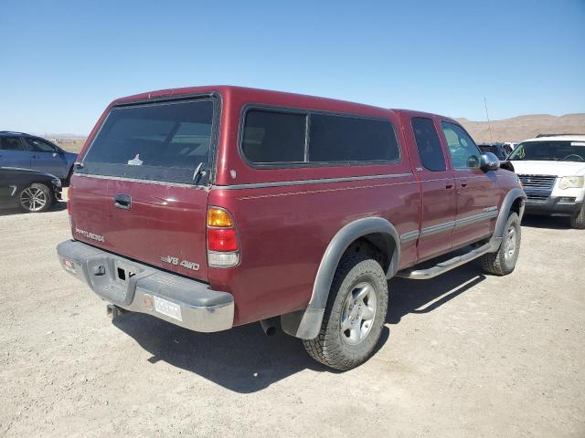 5TBBT44112S255386 - 2002 TOYOTA TUNDRA ACCESS CAB ბურგუნდია ფოტო 3