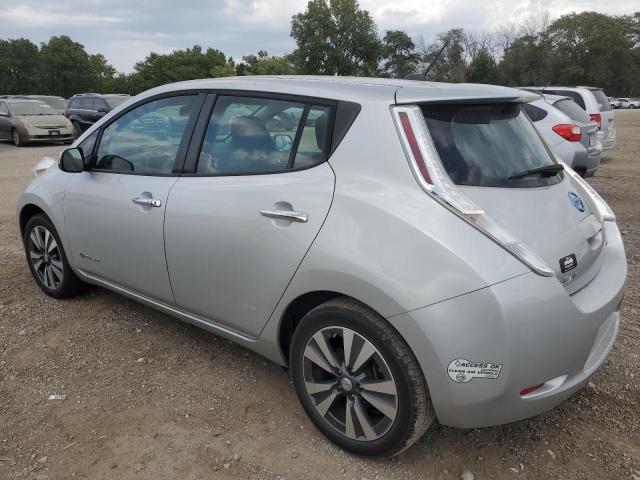 1N4AZ0CP9FC315895 - 2015 NISSAN LEAF S SILVER photo 2