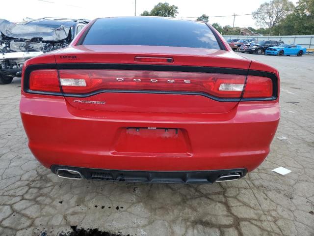 2C3CDXBG8DH554476 - 2013 DODGE CHARGER SE RED photo 6