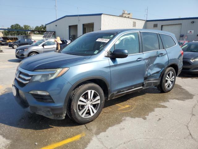 5FNYF5H38GB053425 - 2016 HONDA PILOT EX BLUE photo 1