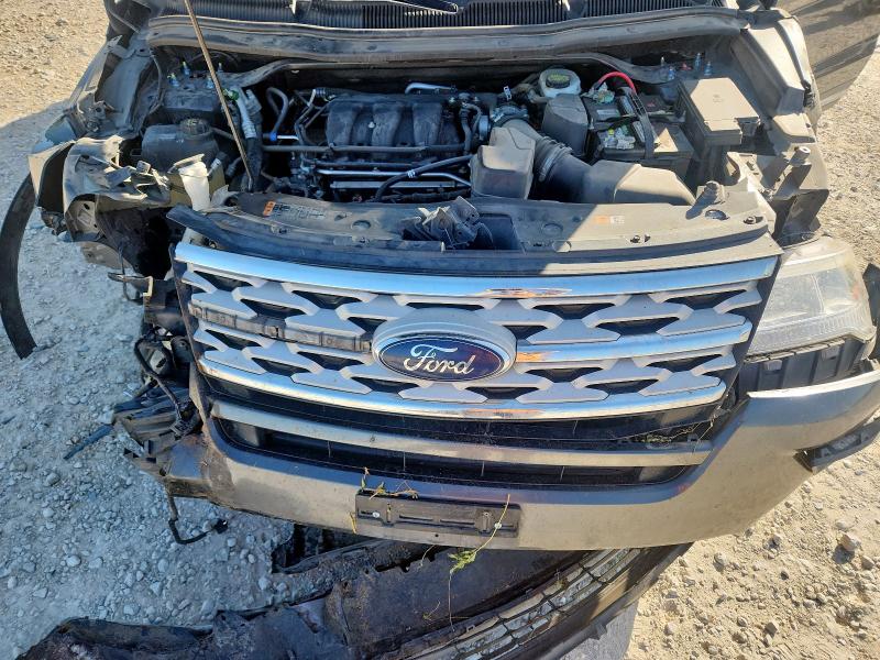 1FM5K7D84KGA40466 - 2019 FORD EXPLORER XLT 灰色 照片 12