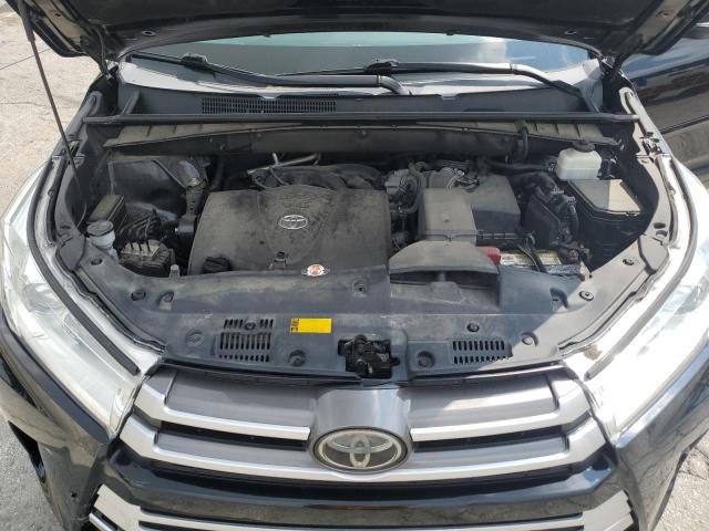 5TDJZRFH6KS579619 - 2019 TOYOTA HIGHLANDER SE Սև լուսանկար 12