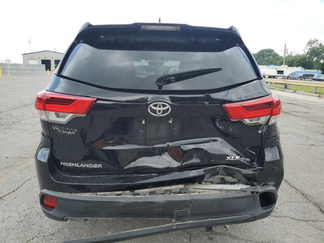 5TDJZRFH6KS579619 - 2019 TOYOTA HIGHLANDER SE Սև լուսանկար 6