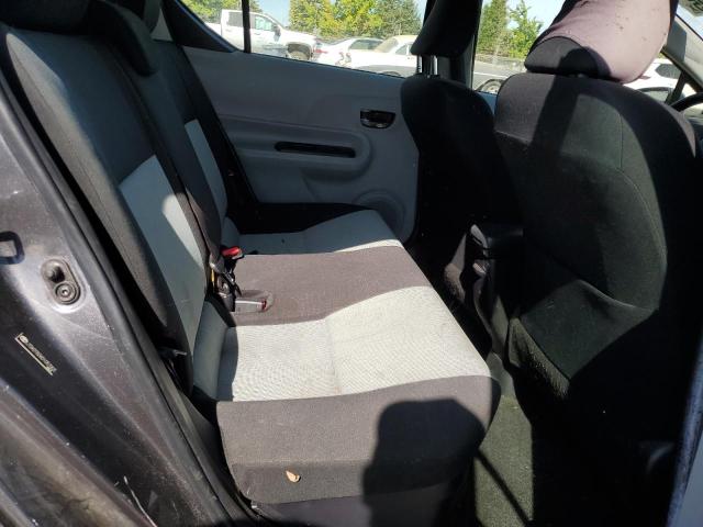 JTDKDTB36D1057003 - 2013 TOYOTA PRIUS C CHARCOAL photo 10