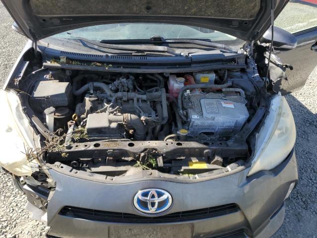 JTDKDTB36D1057003 - 2013 TOYOTA PRIUS C CHARCOAL photo 11