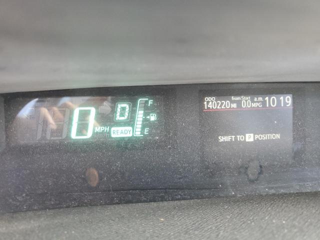 JTDKDTB36D1057003 - 2013 TOYOTA PRIUS C CHARCOAL photo 9