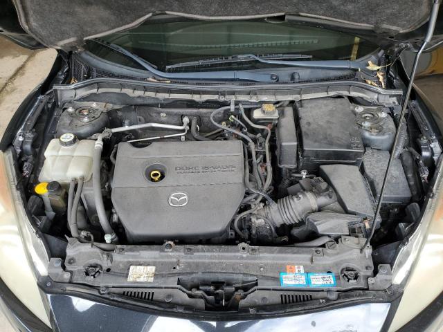 JM1BL1H52A1335360 - 2010 MAZDA 3 S BLACK photo 11