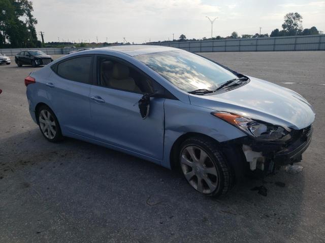 KMHDH4AE4CU303710 - 2012 HYUNDAI ELANTRA GLS BLUE photo 4