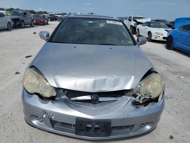 JH4DC548X4S001087 - 2004 ACURA RSX SILVER photo 5