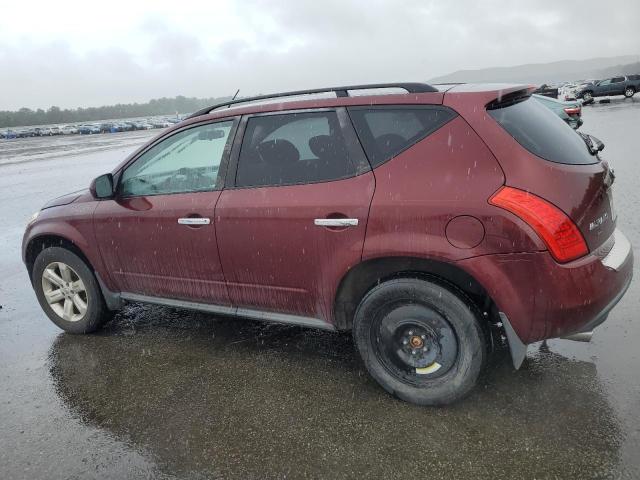 JN8AZ08W17W641947 - 2007 NISSAN MURANO SL BURGUNDY photo 2