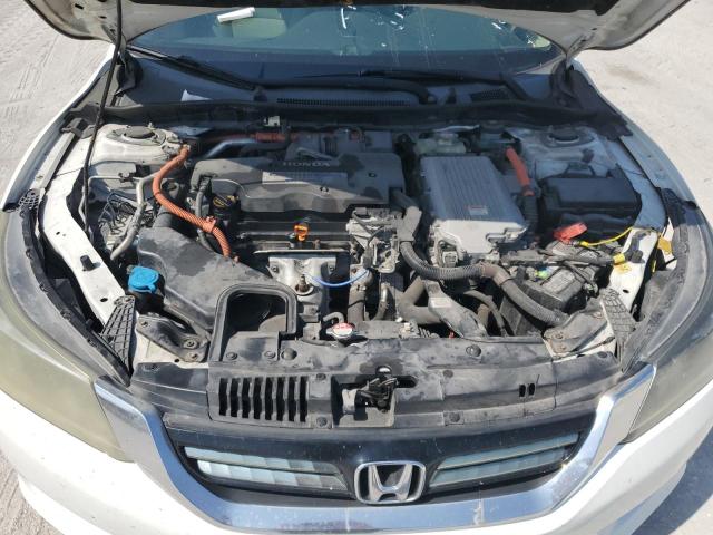 1HGCR6F33EA003694 - 2014 HONDA ACCORD HYBRID WHITE photo 11