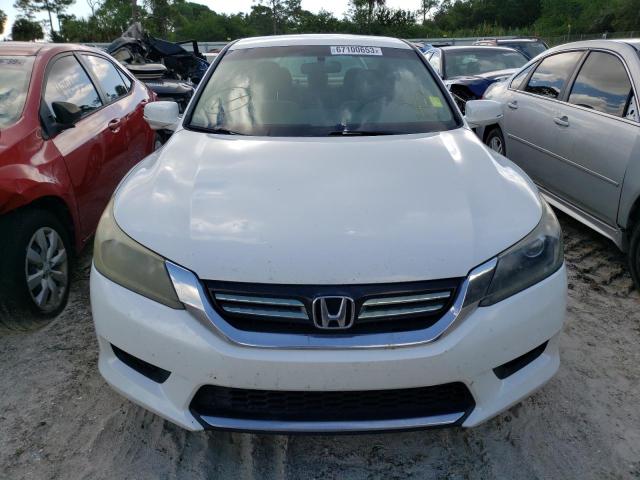 1HGCR6F33EA003694 - 2014 HONDA ACCORD HYBRID WHITE photo 5