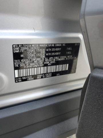 2T3H1RFV4MW141601 - 2021 TOYOTA RAV4 LE SILVER photo 14