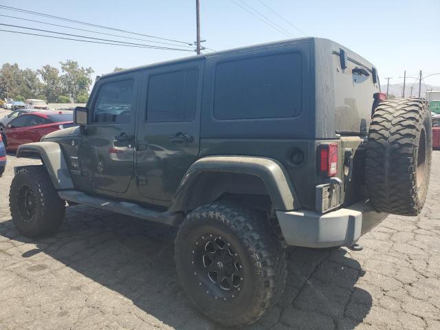 1C4BJWEG5GL141783 - 2016 JEEP WRANGLER U SAHARA GREEN photo 2