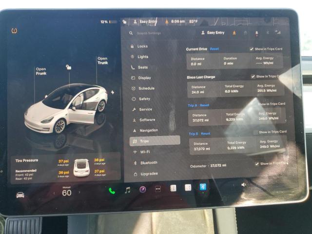 5YJ3E1EA6PF398493 - 2023 TESLA MODEL 3 白色 照片 9