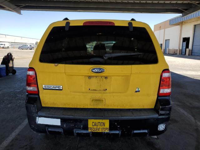 1FMCU4K37BKB73968 - 2011 FORD ESCAPE HYBRID YELLOW photo 6