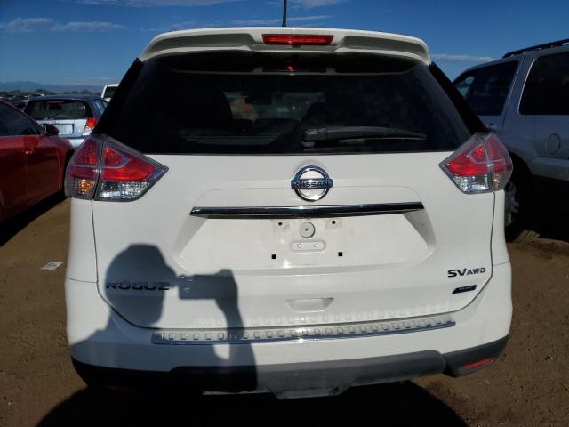 5N1AT2MV0EC823395 - 2014 NISSAN ROGUE S WHITE photo 6