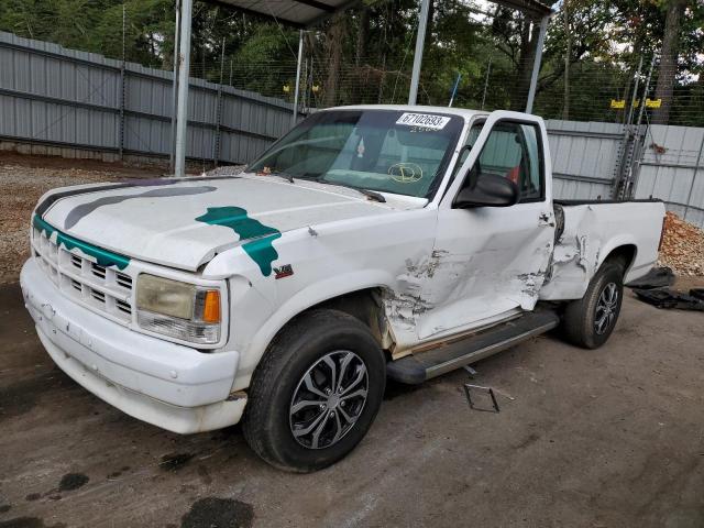 1B7FL26X1TS682560 - 1996 DODGE DAKOTA WHITE photo 1