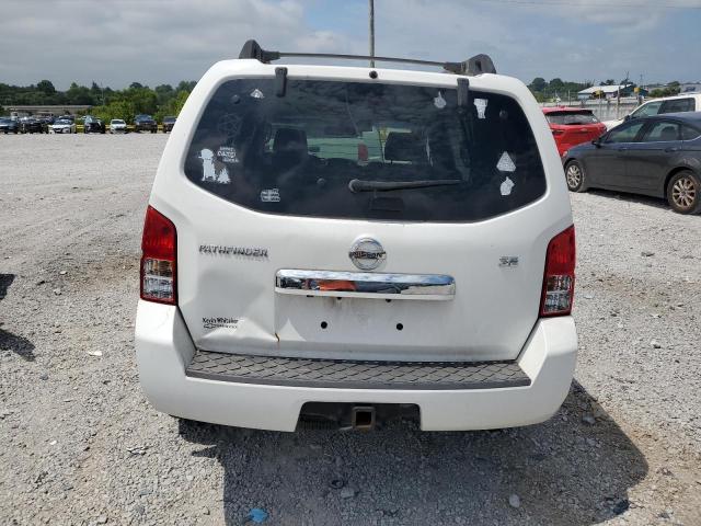 5N1AR18U28C635850 - 2008 NISSAN PATHFINDER S WHITE photo 6