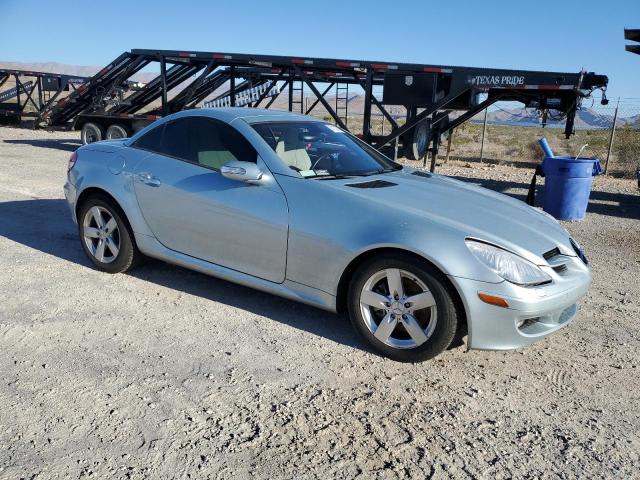 WDBWK54F97F147827 - 2007 MERCEDES-BENZ SLK 280 BLUE photo 4