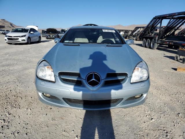 WDBWK54F97F147827 - 2007 MERCEDES-BENZ SLK 280 BLUE photo 5