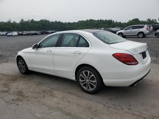 55SWF4KB3GU154548 - 2016 MERCEDES-BENZ C 300 4MATIC WHITE photo 2