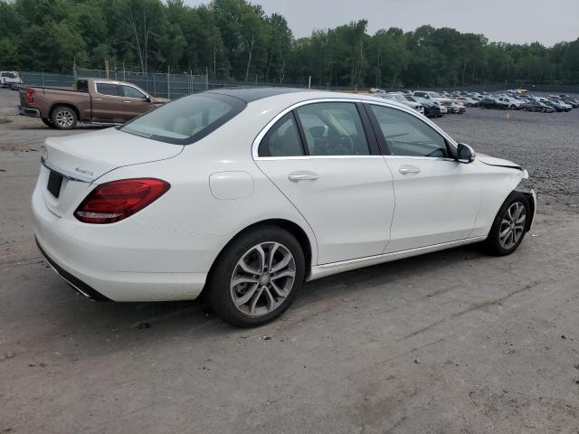 55SWF4KB3GU154548 - 2016 MERCEDES-BENZ C 300 4MATIC WHITE photo 3