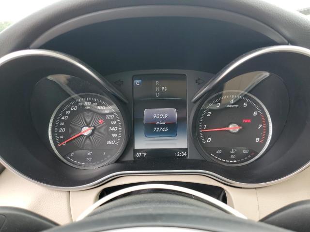 55SWF4KB3GU154548 - 2016 MERCEDES-BENZ C 300 4MATIC WHITE photo 9