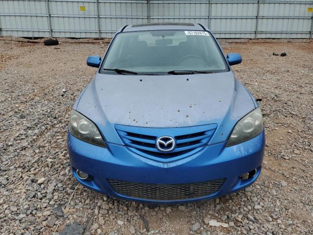 JM1BK343741156965 - 2004 MAZDA 3 HATCHBACK BLUE photo 5