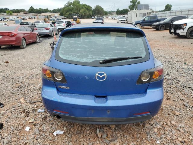 JM1BK343741156965 - 2004 MAZDA 3 HATCHBACK BLUE photo 6