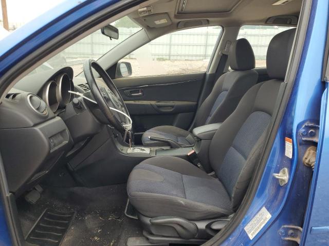 JM1BK343741156965 - 2004 MAZDA 3 HATCHBACK BLUE photo 7
