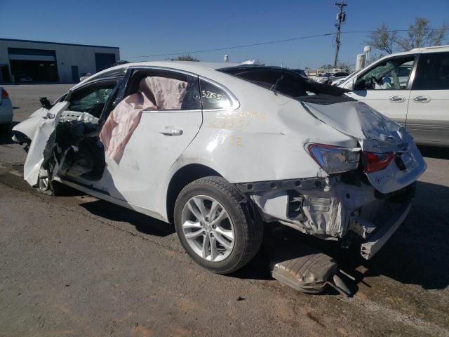 1G1ZD5ST8JF177290 - 2018 CHEVROLET MALIBU LT WHITE photo 2