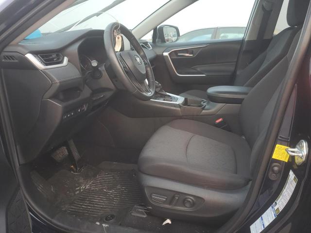 2T3P1RFV1MW187933 - 2021 TOYOTA RAV4 XLE BLUE photo 7