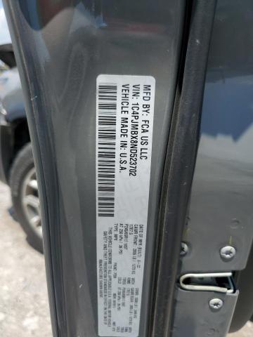 1C4PJMBX8ND523702 - 2022 JEEP CHEROKEE TRAILHAWK CHARCOAL photo 13