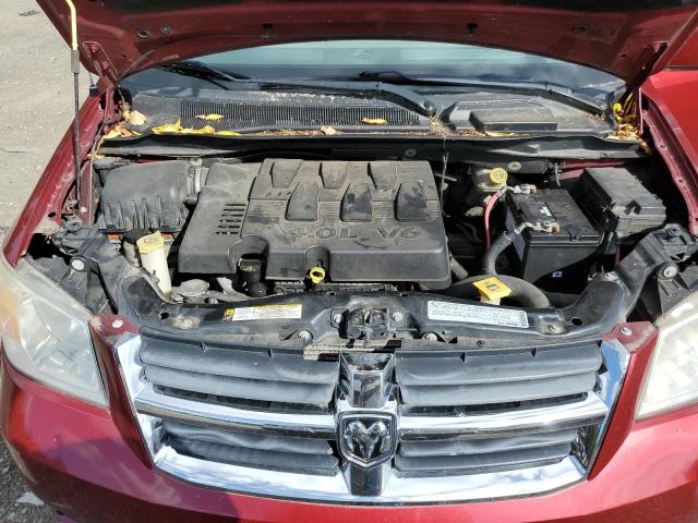 2D4RN6DX2AR336388 - 2010 DODGE GRAND CARA CREW BURGUNDY photo 12