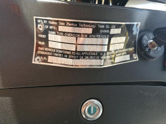 L37MMJBT6NZ020153 - 2022 DAIX SCOOTER WHITE photo 9