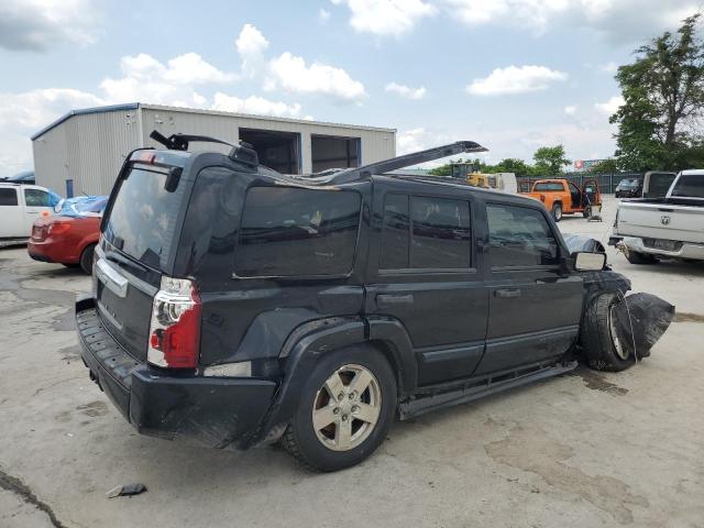 1J8HH48N26C339815 - 2006 JEEP COMMANDER BLACK photo 3