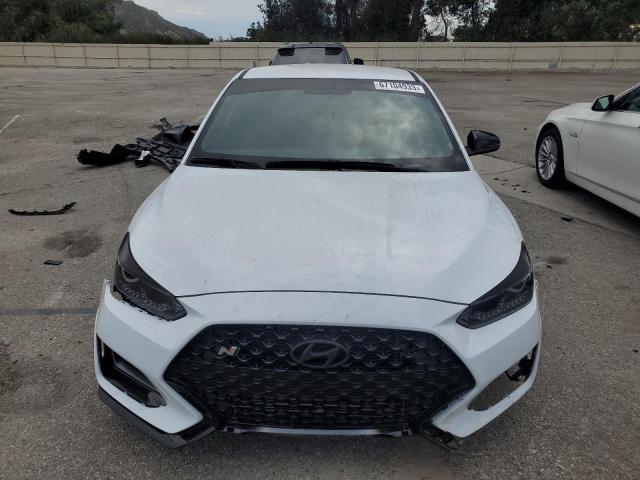 KMHT36AH4LU005674 - 2020 HYUNDAI VELOSTER N WHITE photo 5