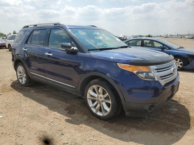 1FMHK7D8XBGA82573 - 2011 FORD EXPLORER XLT 蓝色 照片 4
