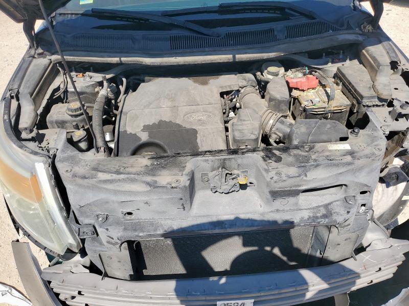 1FMHK7D89CGA20373 - 2012 FORD EXPLORER XLT ნაცრისფერი ფოტო 12