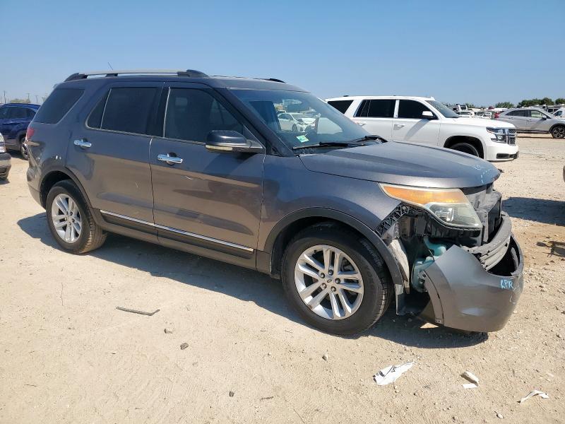 1FMHK7D89CGA20373 - 2012 FORD EXPLORER XLT ნაცრისფერი ფოტო 4