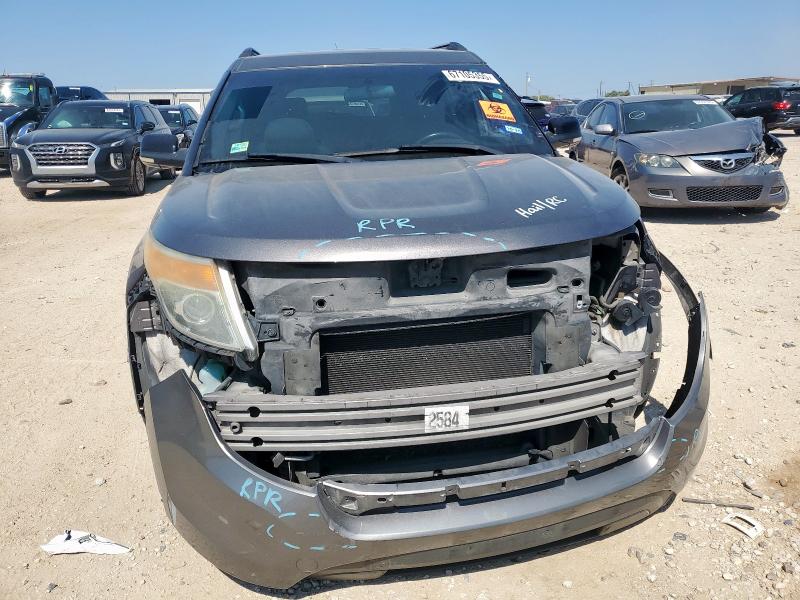 1FMHK7D89CGA20373 - 2012 FORD EXPLORER XLT ნაცრისფერი ფოტო 5