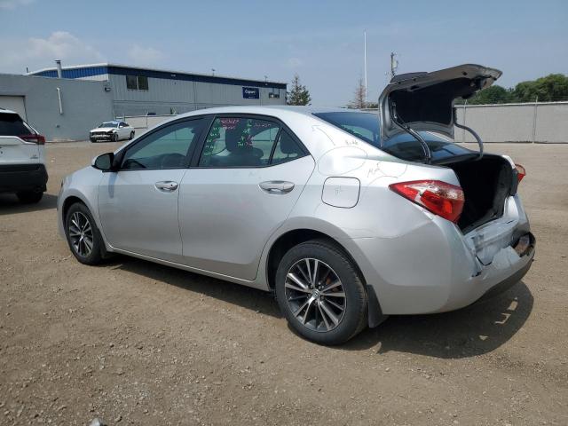 2T1BURHE2JC102697 - 2018 TOYOTA COROLLA L SILVER photo 2